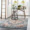 Homeroots 4 x 6 ft. Ivory & Light Blue Distressed Area Rug 385548 - alternate 2